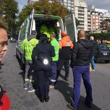 Simulacro en la costa de Mar del Plata termina con una emergencia real