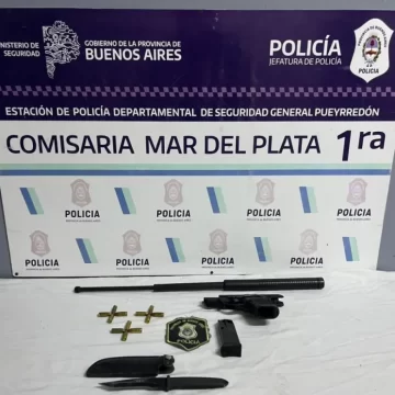 Incidente de tránsito terminó con un expolicía aprehendido tras exhibir un arma en Mar del Plata
