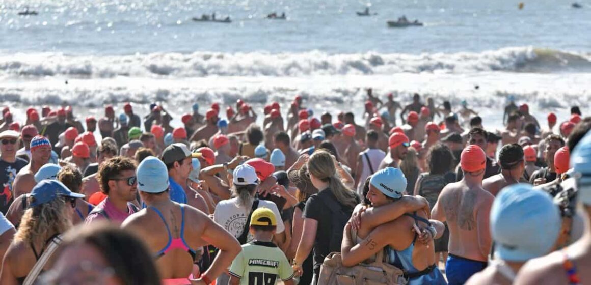 entre dos escolleras El puerto fue escenario de una gran jornada atlética con más de 600 corredores