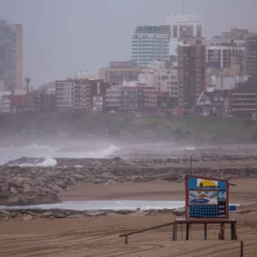 Alerta amarilla por fuertes vientos para esta tarde en Mar del Plata