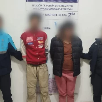 Rompieron un auto para robar y los atraparon a las pocas cuadras en pleno centro