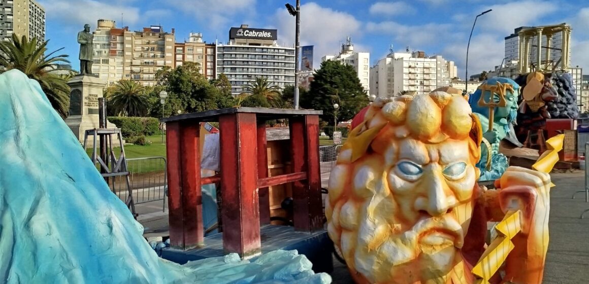 Todo listo para la “cremà” de la Falla Valenciana en Mar del Plata