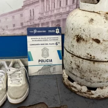 Entró a una casa para robar una garrafa y unas zapatillas y terminó detenido