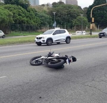 Murió un motociclista en la zona de la Base Naval y ya son 16 las víctimas en tres meses