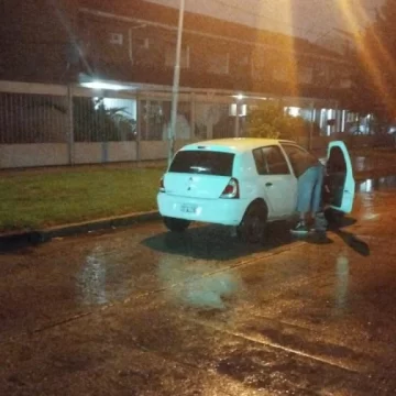 Choque en Parque Luro dejó a una motociclista hospitalizada