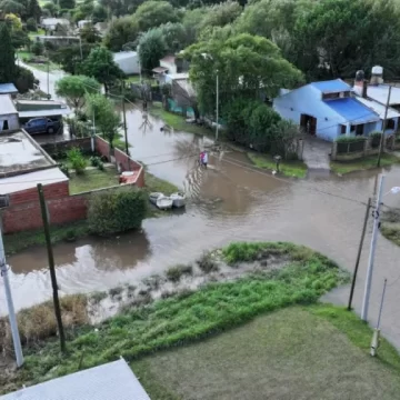 El temporal golpeó la zona norte y dejó calles completamente inundadas