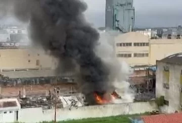 incendio Incendio arrasó una casilla que había sido allanada el día anterior