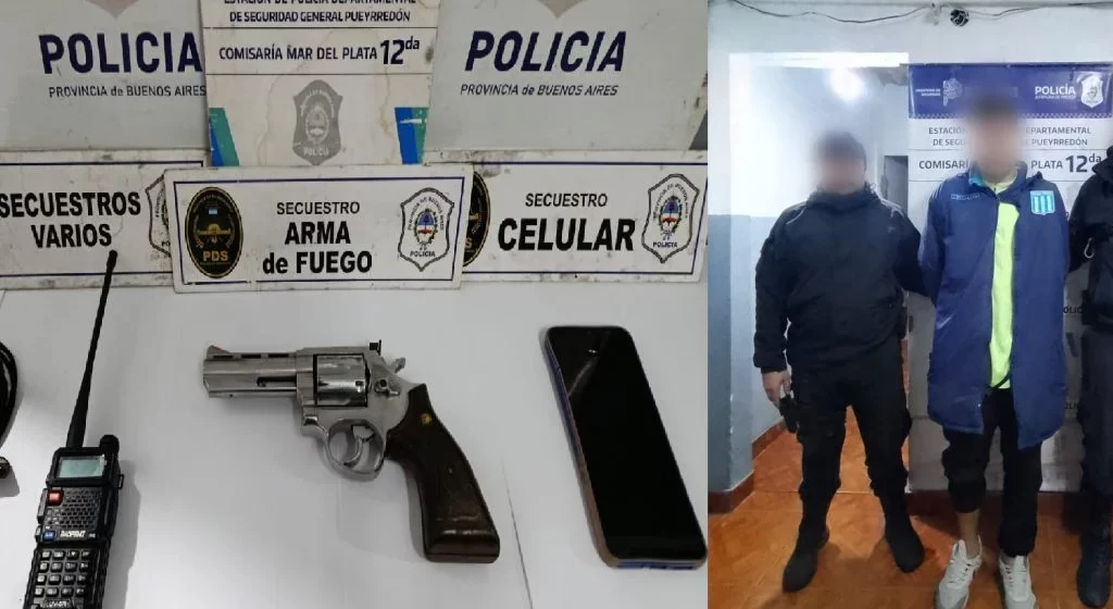 Lo frenaron en un control y descubrieron un combo peligroso: arma, droga y dinero