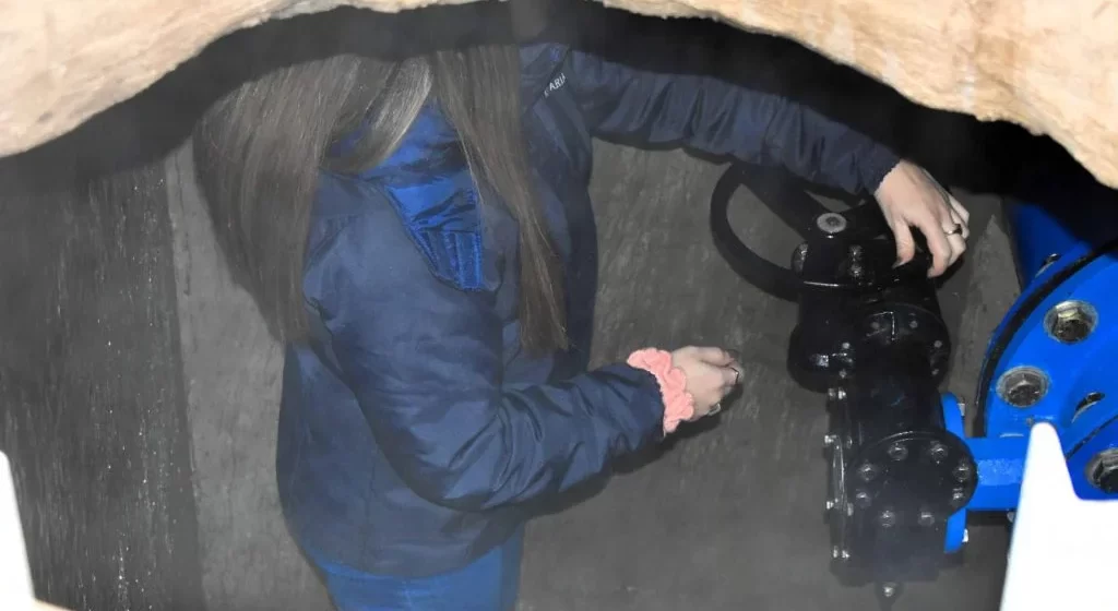 aguaa Finalizó una obra clave para mejorar el abastecimiento de agua en la zona sur