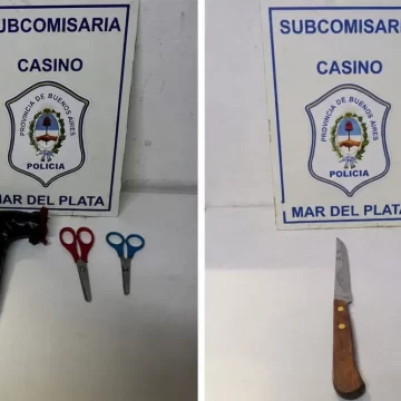 Amenazó con un cuchillo a un hombre en un colectivo y fue detenida en pleno microcentro